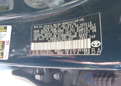 2018 Toyota Corolla Le из США, поврежденный, VIN 5YFBURHE8JP843887